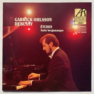 Debussy 12 Etudes Suite Bergamasque CD by Garrick Ohlsson classical piano 1989